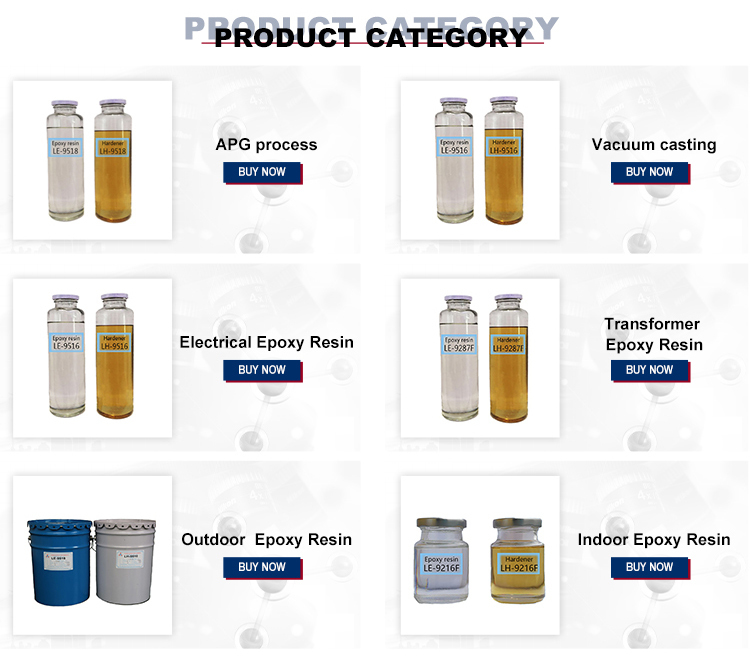 सूखे प्रकार के ट्रांसफार्मर के लिए तेजी से इलाज करने वाला इपॉक्सी राल LW-9425A/B